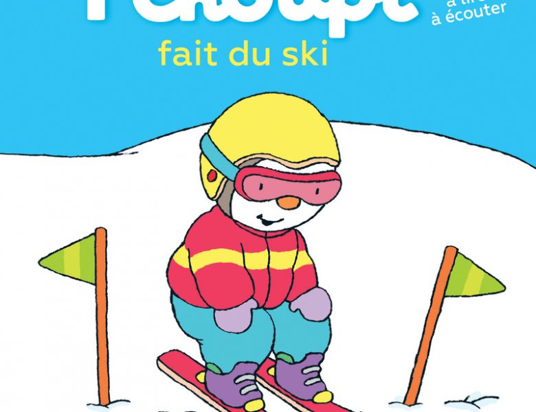 T’choupi fait du ski illustré par Thierry Courtin